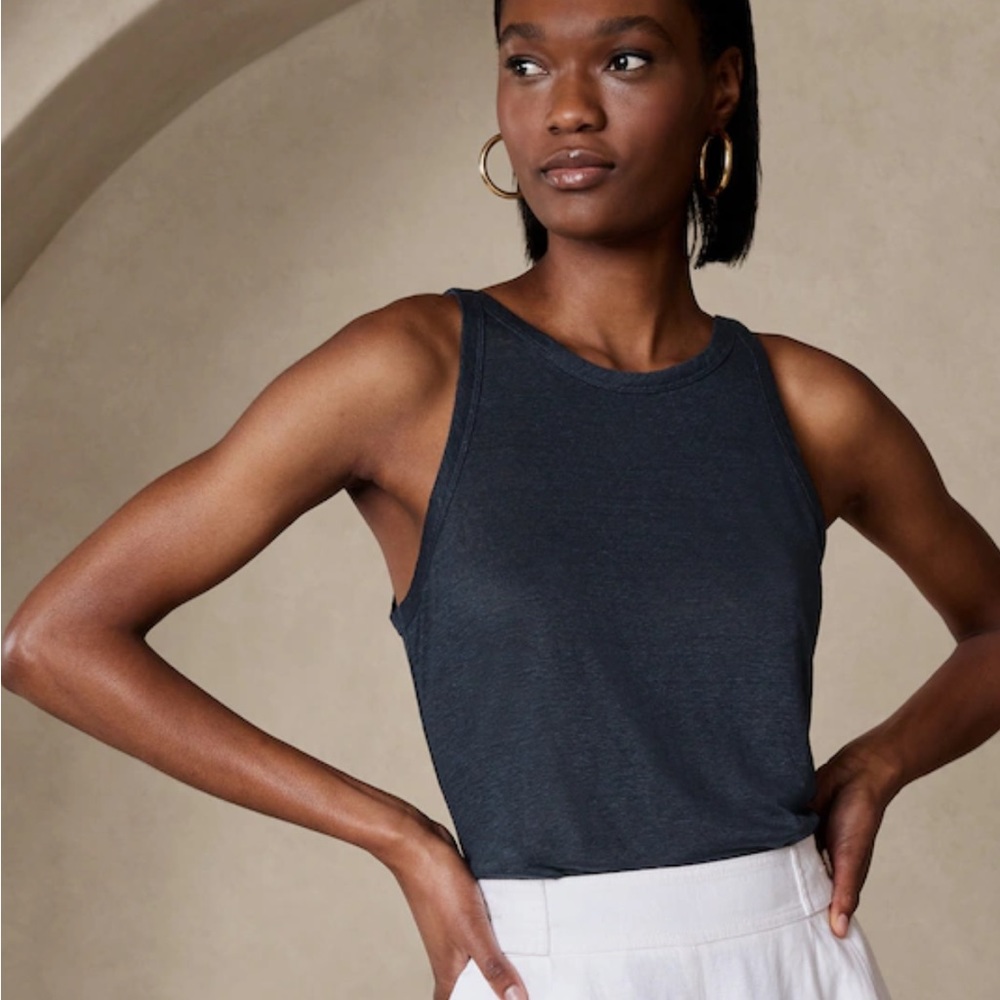 Banana Republic Linen Tank - NWT